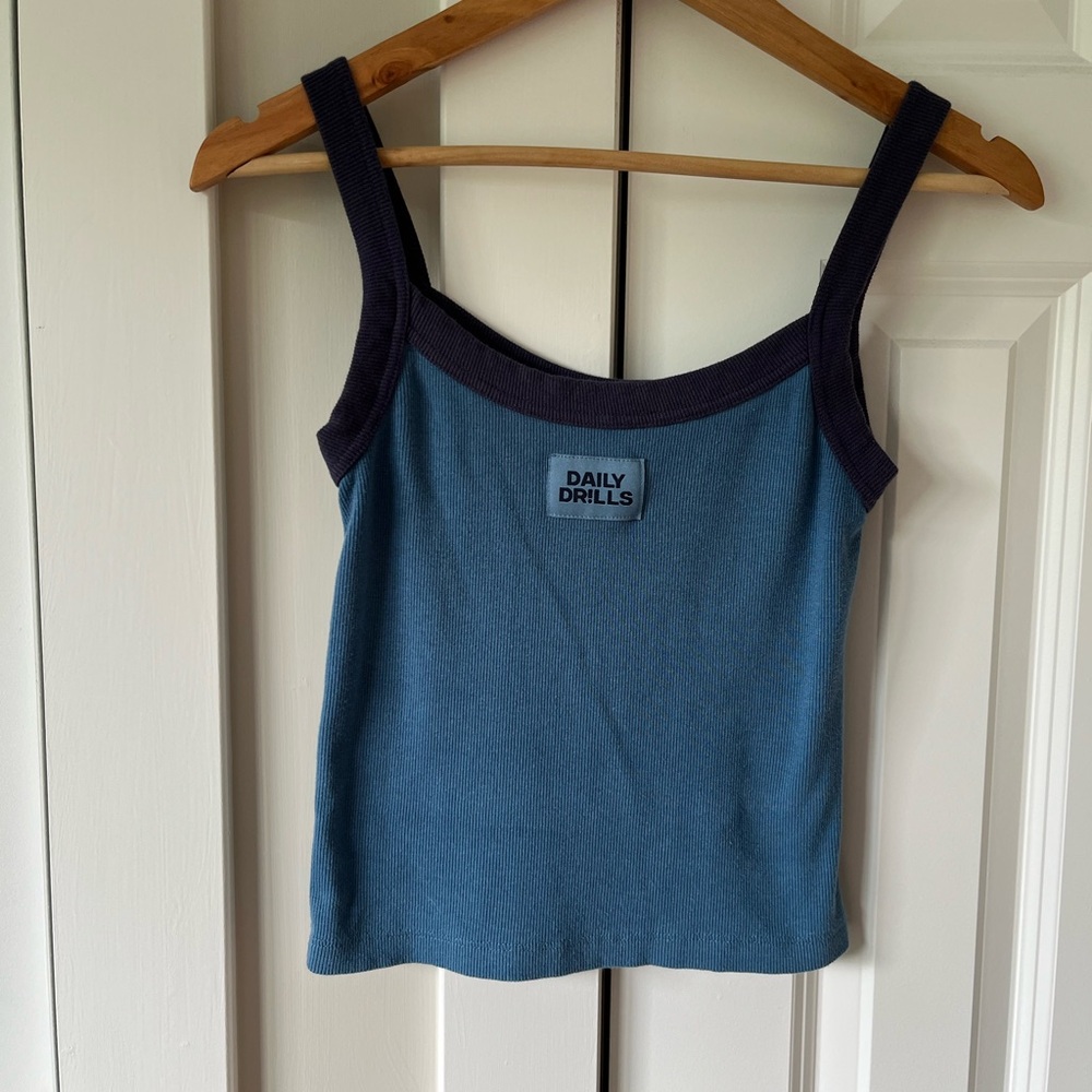 Daily Drills Logo Everyday Tank XS/S cabana and navy